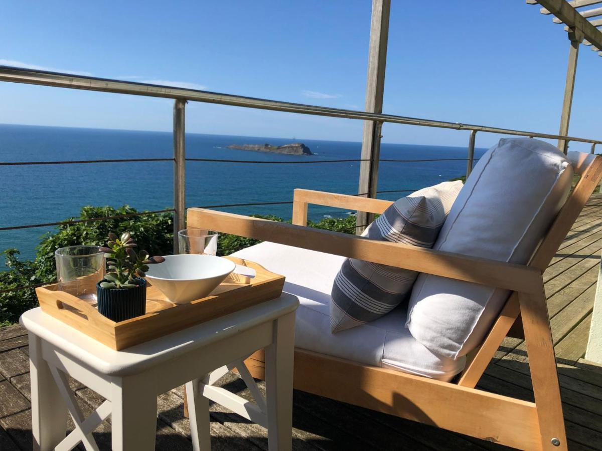 Adosado En La Costa Con Excelentes Vistas Al Estuario De Urdaibai Villa Mundaka Dış mekan fotoğraf