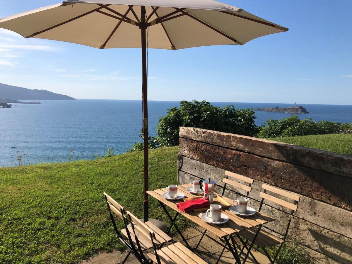 Adosado En La Costa Con Excelentes Vistas Al Estuario De Urdaibai Villa Mundaka Dış mekan fotoğraf